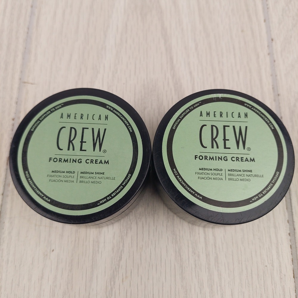 American Crew Forming Cream Men 3oz 2-Pack Medium Hold Medium Shine